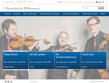 Tablet Screenshot of chursaechsische-philharmonie.de